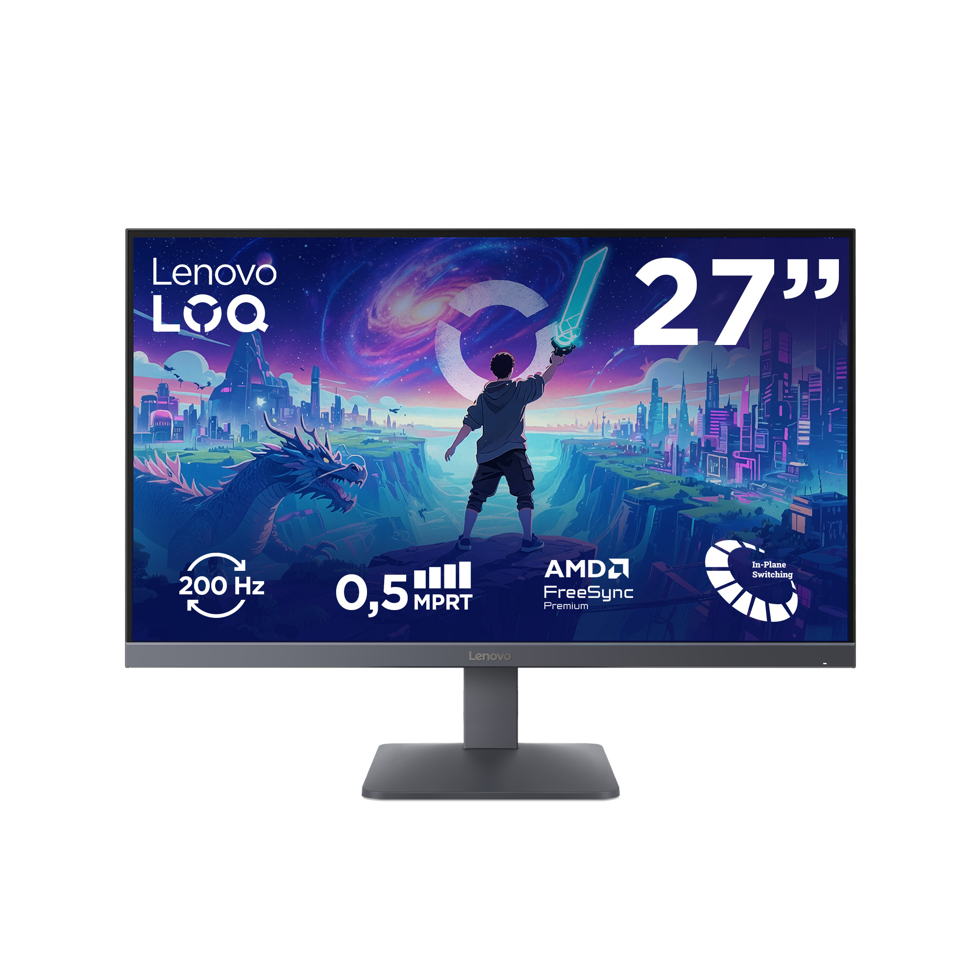 Lenovo LOQ 27-10 27" 1920 x 1080 200 Hz IPS Schwarz