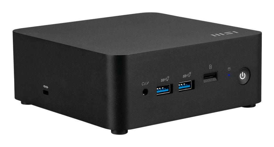 MSI Cubi NUC AI 1UMG-022AT Mini-PC Intel Core Ultra 7 155H 16 GB RAM 1 TB SSD Windows 11 Pro Schwarz