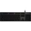 Logitech Gaming G512 - Tastatur - backlit - USB - US International - Tastenschalter: GX Brown Tactile - Kohle