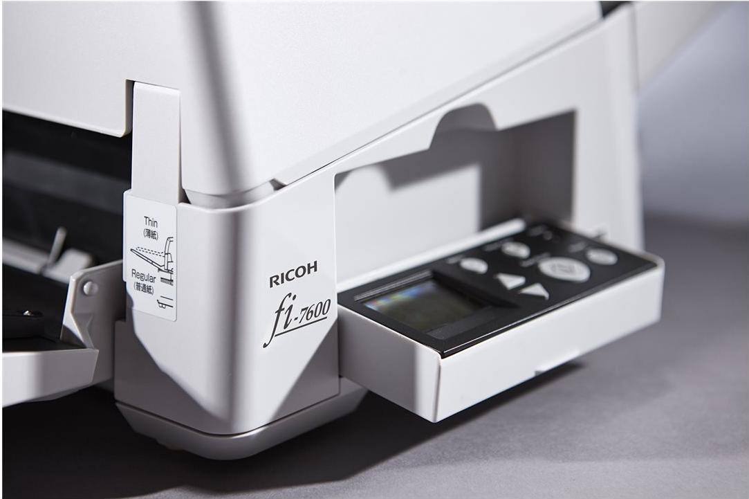 Ricoh fi-7600 Dokumentenscanner Dual CCD 600 dpi A3 USB 3.1 100 Seiten/Min. Schwarz, Weiß