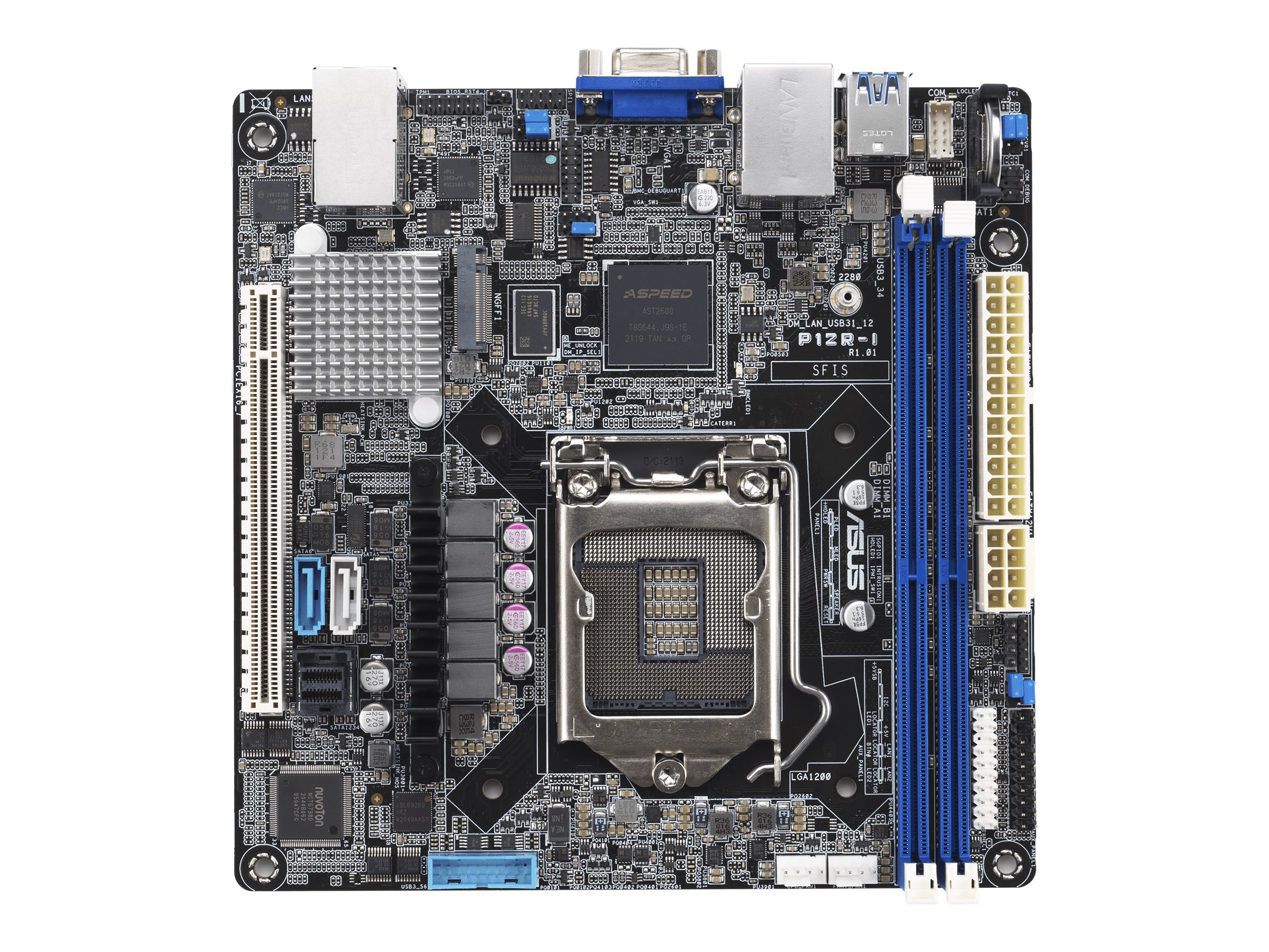 ASUS P12R-I Motherboard Mini-ITX LGA 1200 C252
