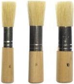 kangaro Tamponierpinsel-Set, 3-teilig Länge der Bürsten: 100 mm, Durchmesser: Nr. 10 (K-840007)