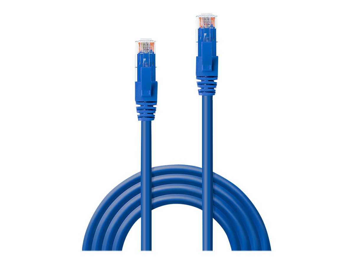 Lindy Premium Cat.6 UTP Patch-Kabel 10 m RJ-45 Blau