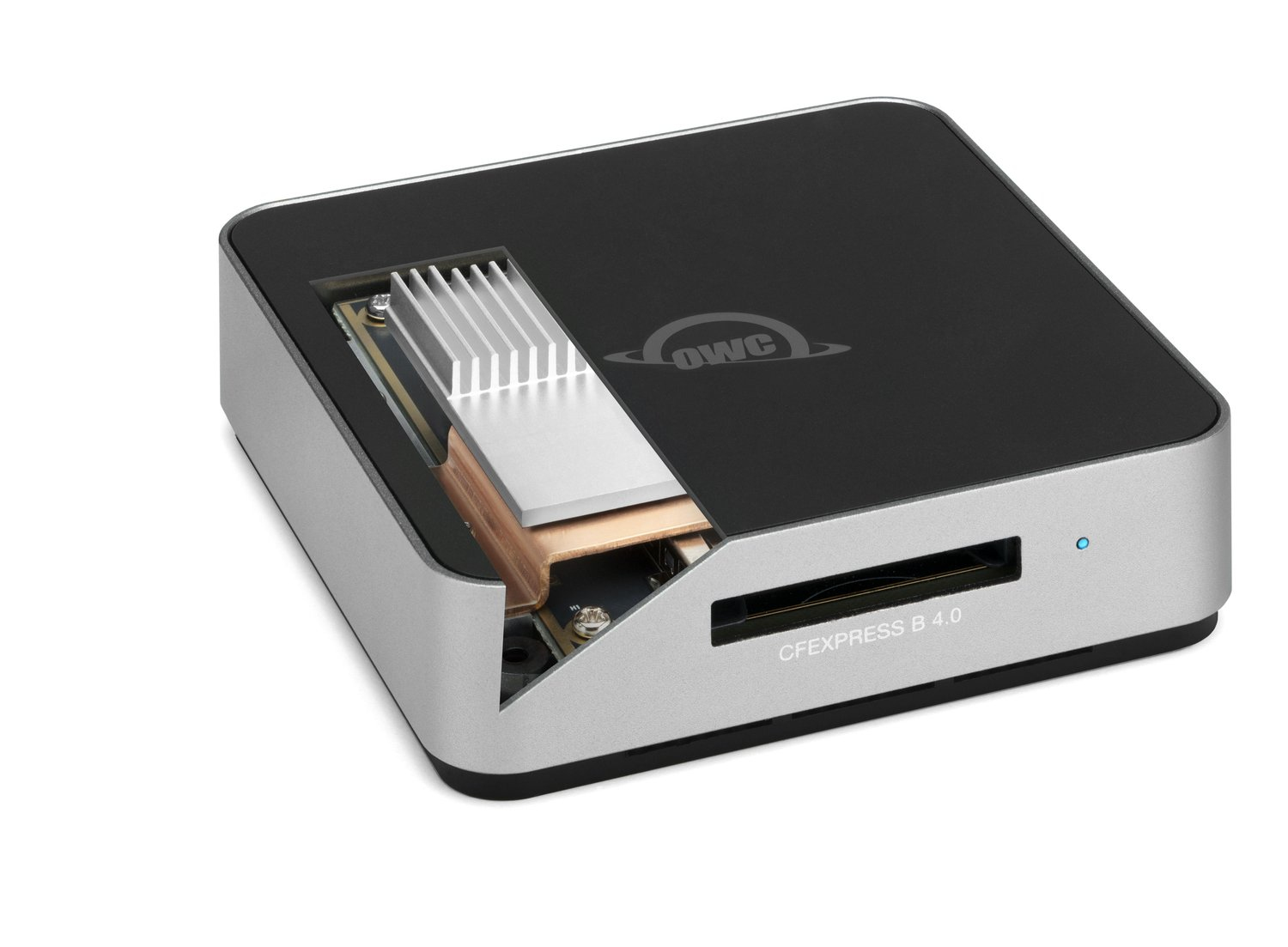 OWC Atlas USB 4.0 CFexpress Type B Kartenleser Schwarz, Grau