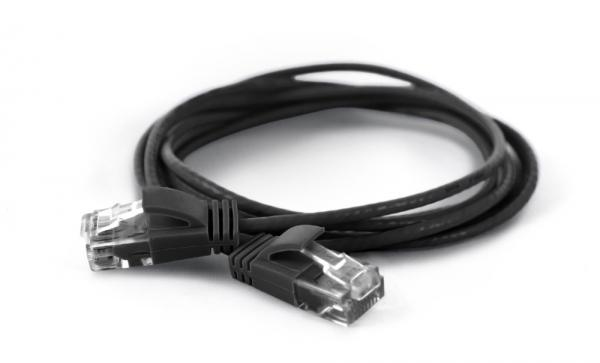 Wantec 7318 Netzwerkkabel Cat6a 7 m Schwarz