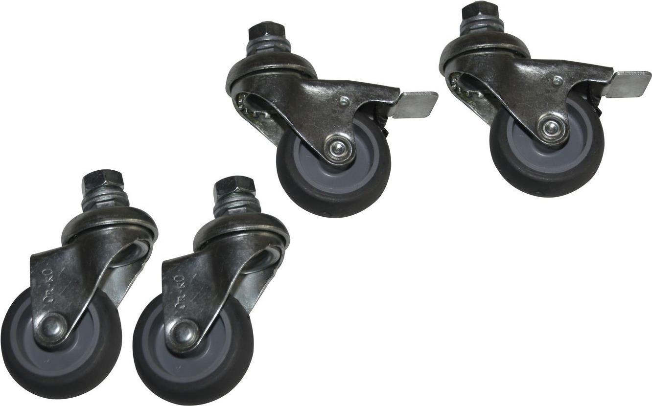 Lanview by Logon RAX111 Regalrolle M10 für Wand-Rack 4er-Set Schwarz