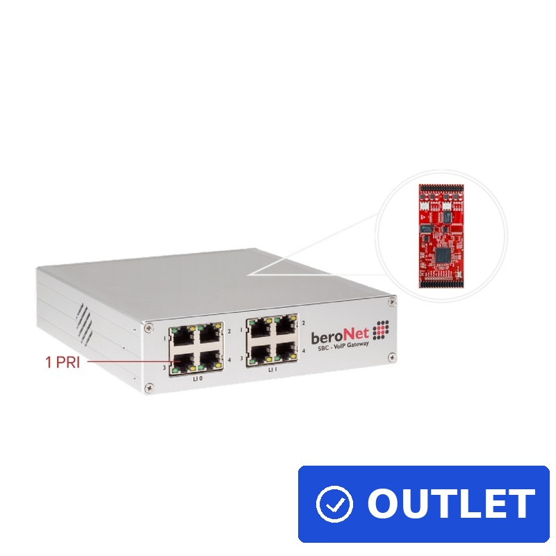 beroNet BNMO-1E1 HPC 1 Port PRI E1 Modul ohne Zubehör (BNMO-1E1 HPC) (B-Ware)