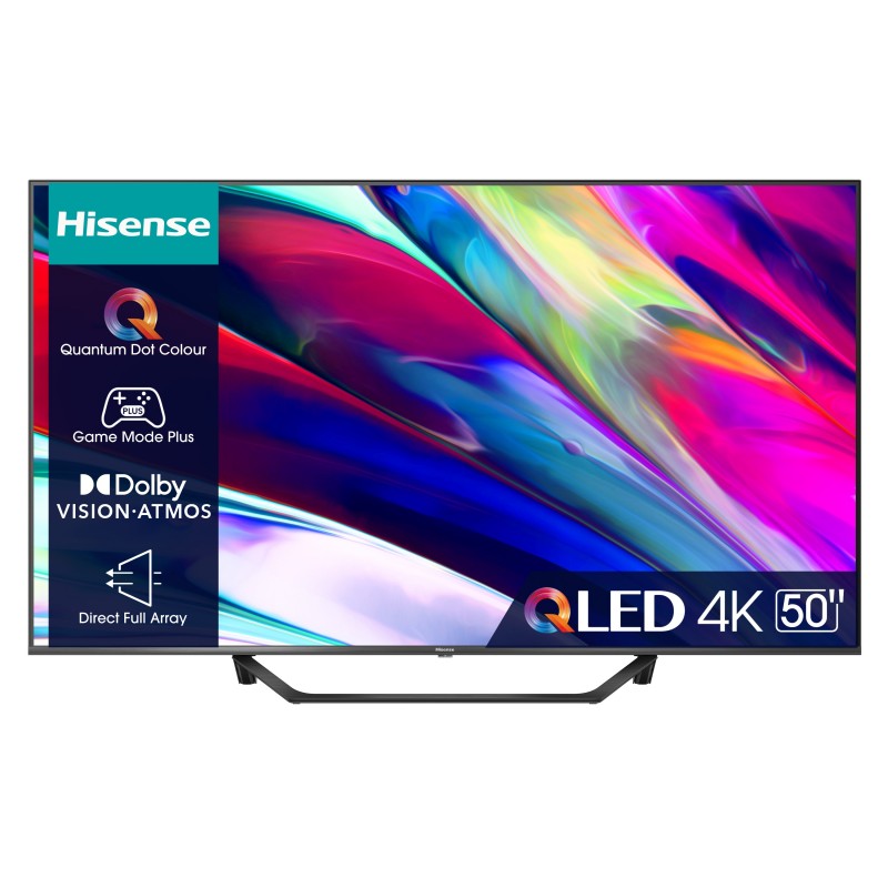 Hisense 50A7KQ sw QLED-TV UHD Multituner BT Smart Dolby Vision HDR10+ [Energieklasse G] (20012135)