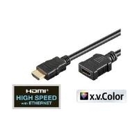 shiverpeaks BASIC-S HDMI Verlängerungskabel, 5,0 m schwarz, 19 Pol HDMI A Stecker - 19 Pol HDMI A Kupplung (BS77479-5.0)