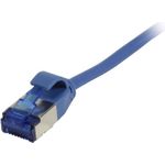 Patchkabel RJ45, CAT6A 500Mhz, 0,25m, blau, U/FTP, slimline rund d=3,8mm, TPE(Superflex), AWG32, Synergy 21 (S217331)