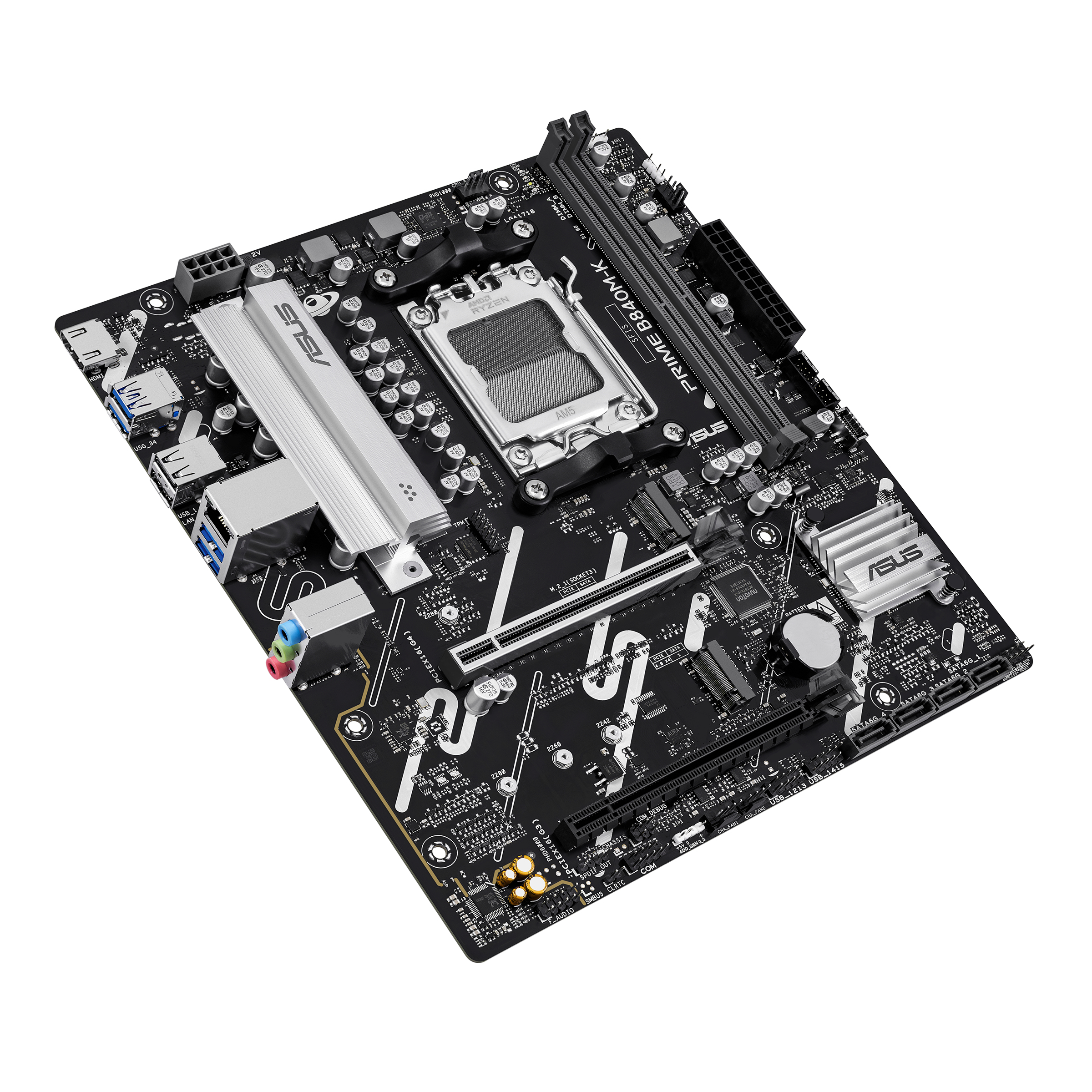 ASUS Prime B840M-K Mainboard Micro ATX Socket AM5 Schwarz