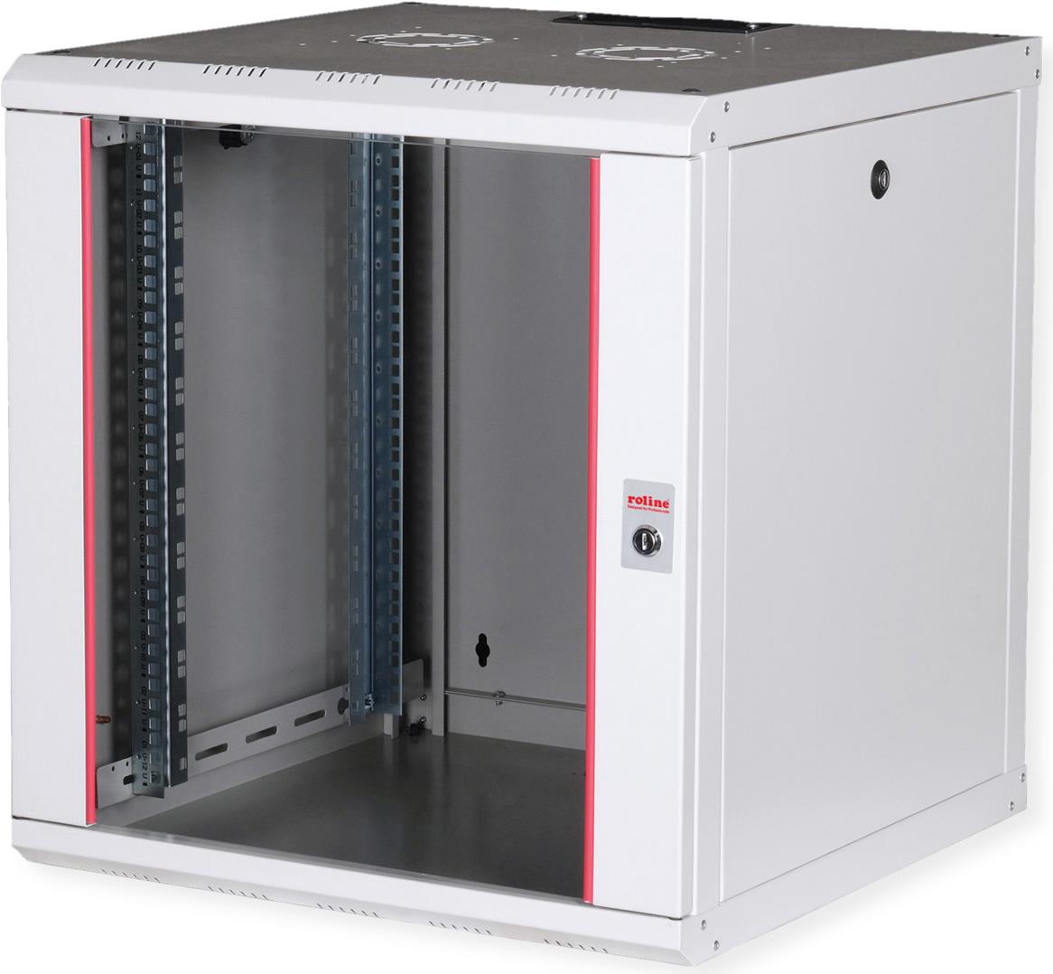 ROLINE 19 Zoll Wandgehäuse Pro 12 HE 600x600 BxT grau - Wandgehäuse (26.21.0175)