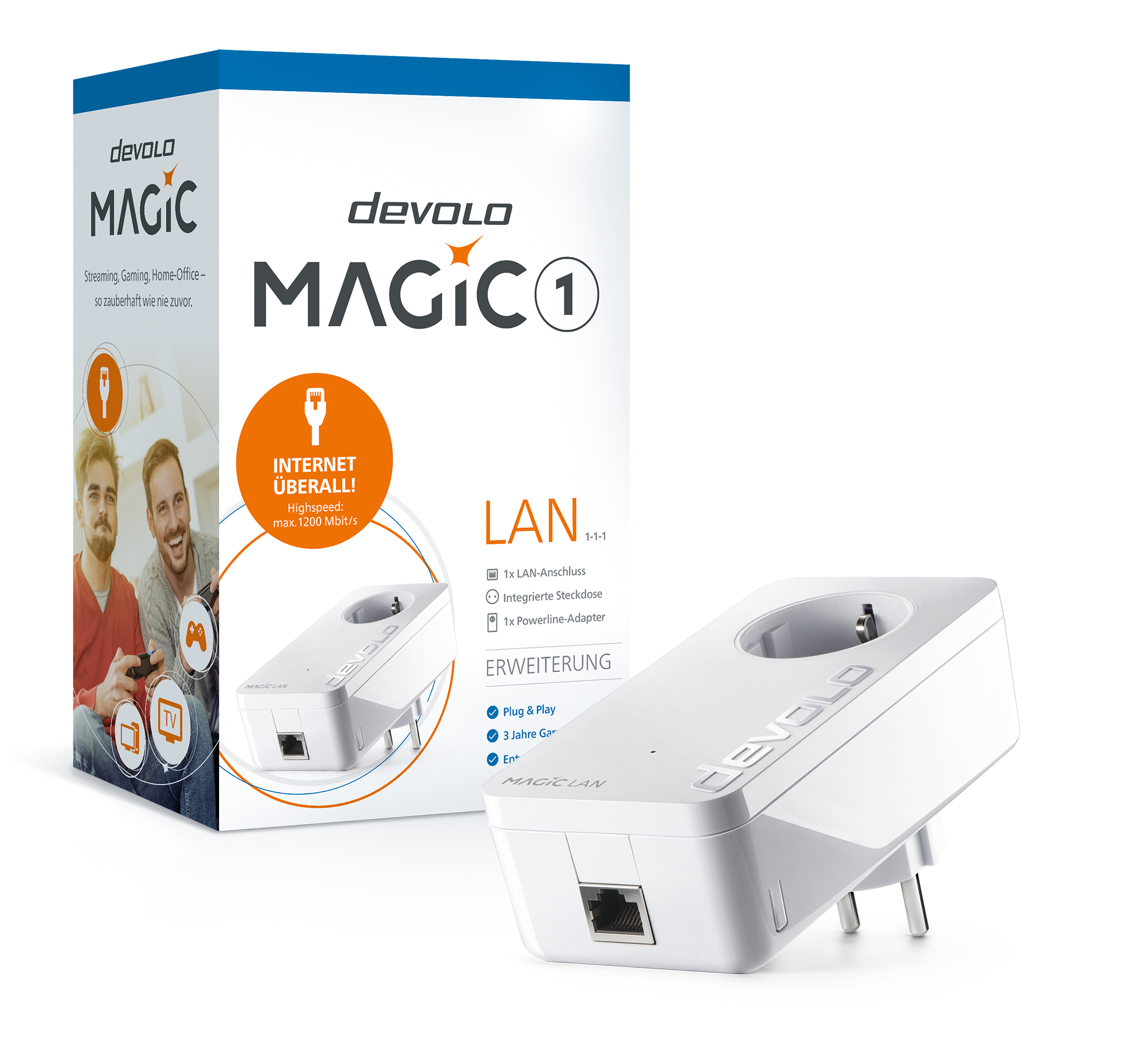 Devolo Magic 1 LAN 1200 Mbit/s Gigabit Ethernet Weiß