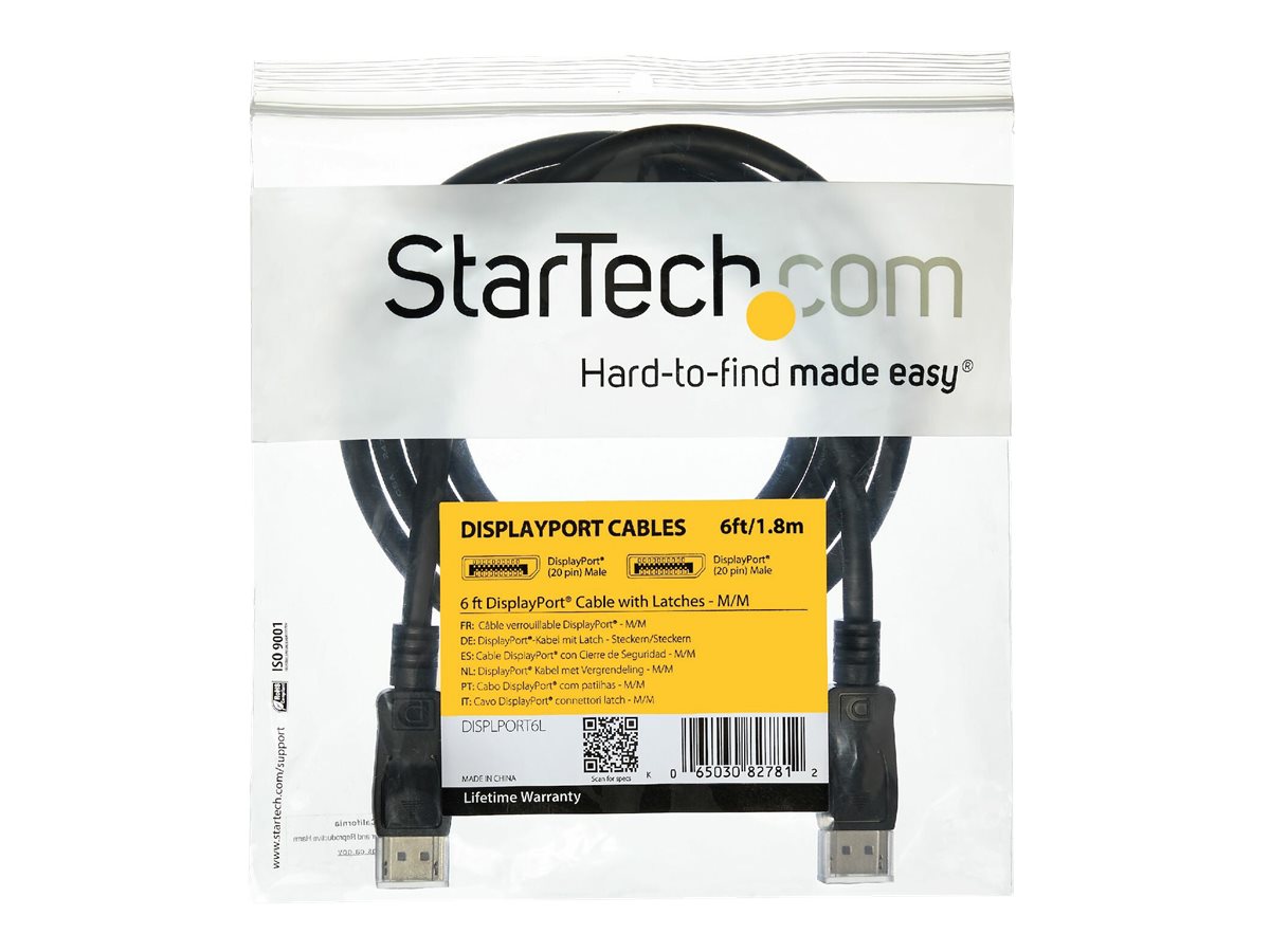 StarTech.com DISPL5M DisplayPort 1.2 Kabel 5 m Schwarz