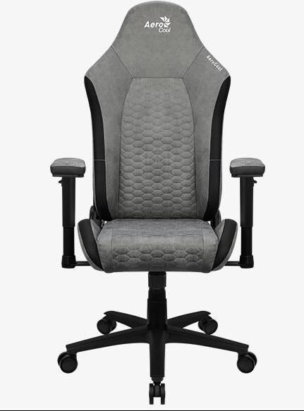 Aerocool Crown AeroSuede Universal-Gamingstuhl Gepolsterter Sitz Stone Grey (AEROCROWN-STONE-GREY)