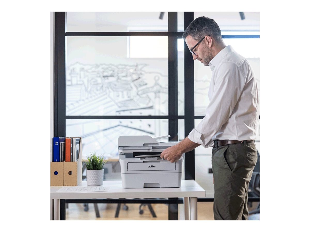 Brother MFC-L2980DW Laser-Multifunktionsdrucker 34 Seiten/Min. 256 MB RAM Weiß, Grau