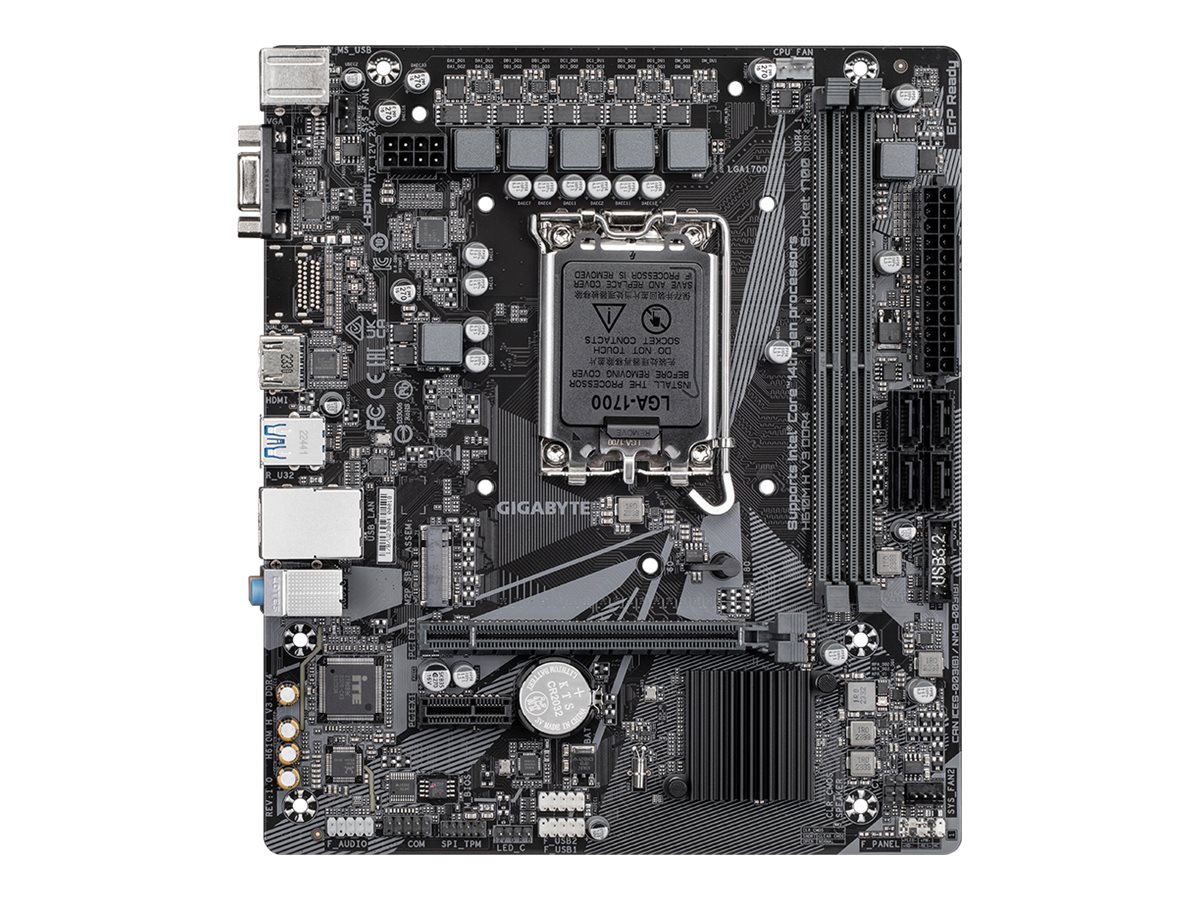 GIGABYTE H610M H V3 DDR4 LGA 1700 Micro ATX Schwarz