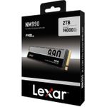 Lexar NM990 SSD 2TB M.2 2280 PCIe Gen5 NVMe Internes Solid-State-Module (LNM990X002T-RNNNG)