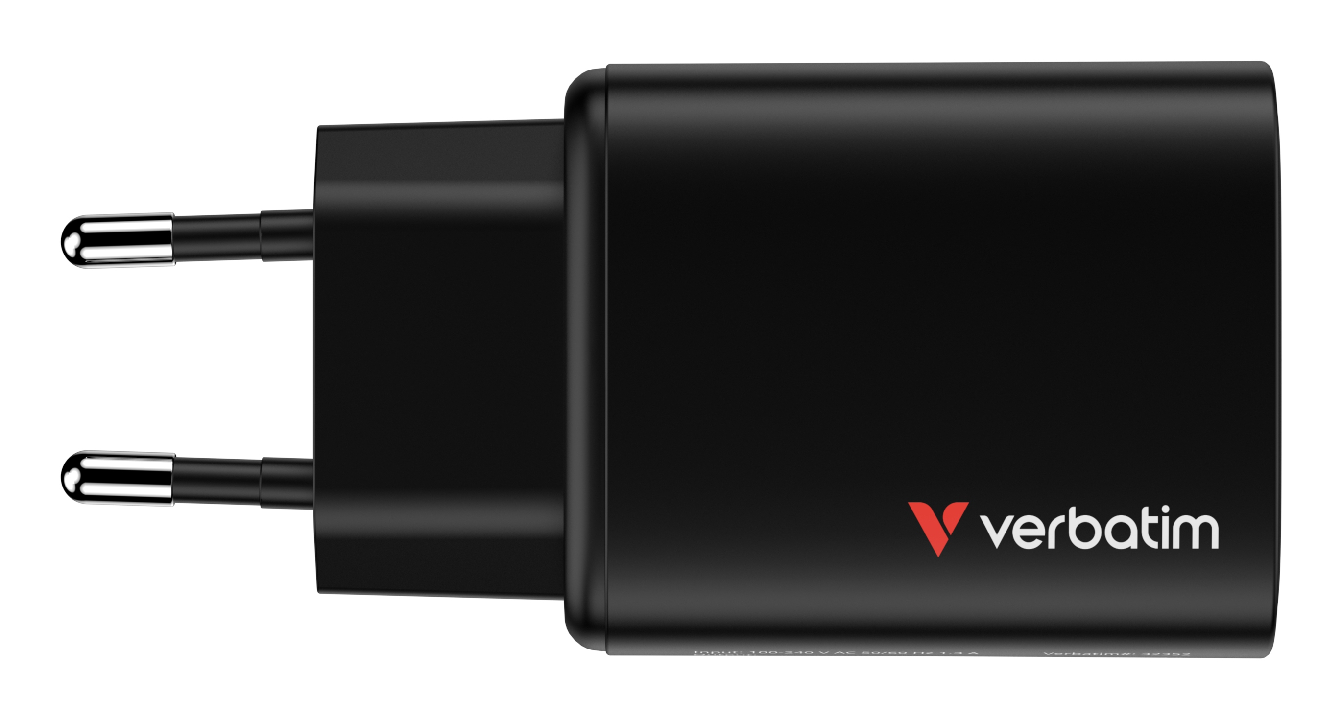 Verbatim Essentials 32352 GaN III Netzteil 65 W USB-A/C Schwarz