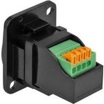 Delock D-Type Module USB2.0 Type-A female to terminal block (86734)