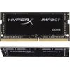 Kingston FURY Impact - DDR4 - Kit - 64 GB: 2 x 32 GB - SO DIMM 260-PIN - 3200 MHz / PC4-25600 - CL20 - 1.2 V - ungepuffert - non-ECC - Schwarz (KF432S20IBK2/64)