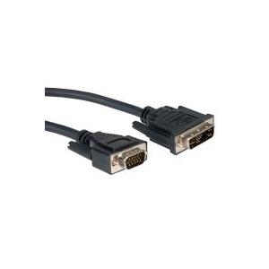 ROLINE DVI-VGA-Kabel, DVI (12+5) ST - HD15 ST 5,0m (11.04.5450)