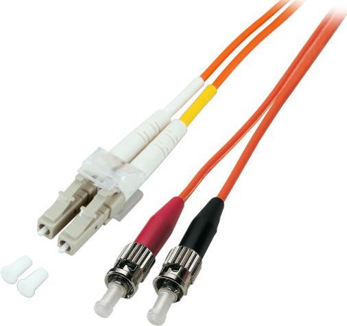 Duplex Jumper LC-ST 50/125µ, OM2, LSZH, orange, 2.0mm 50m Hersteller: EFB-Elektronik (O0321.50)