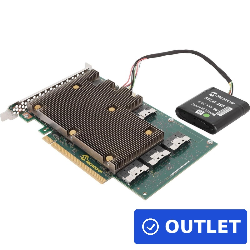 Microchip SmartRAID Ultra 3258p-32i /e RAID-Controller 8GB DDR4 PCIe 4.0 x16 (3258UPC32IX2S) (geöffnet)