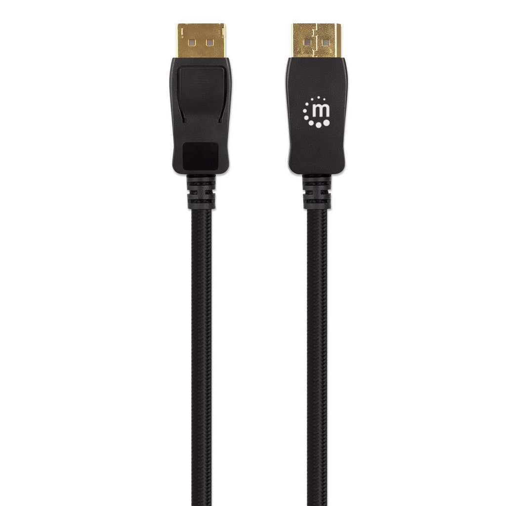 Manhattan DisplayPort 1.4 Kabel 8K@60Hz 4K@120Hz 1 m Schwarz