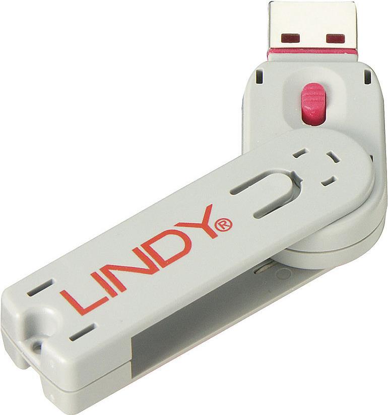 Lindy USB Type A Port Blocker Key (40620)