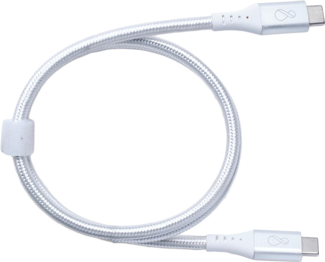 Bachmann Ochno USB-C Kabel gerade 0.7m silber (920.0006)