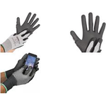 HYGOSTAR Schnittschutzhandschuh CUT SAFE TOUCH, M Spezialfaser Strickhandschuh, Innenhand & Fingerkuppen mit - 1 Stück (33415)