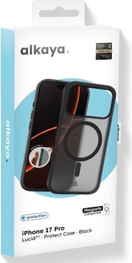 alkaya LUCID Handy Schutzhülle Protection Case f. Magsafe iPhone 17Pro, schwarz (CS-20257)