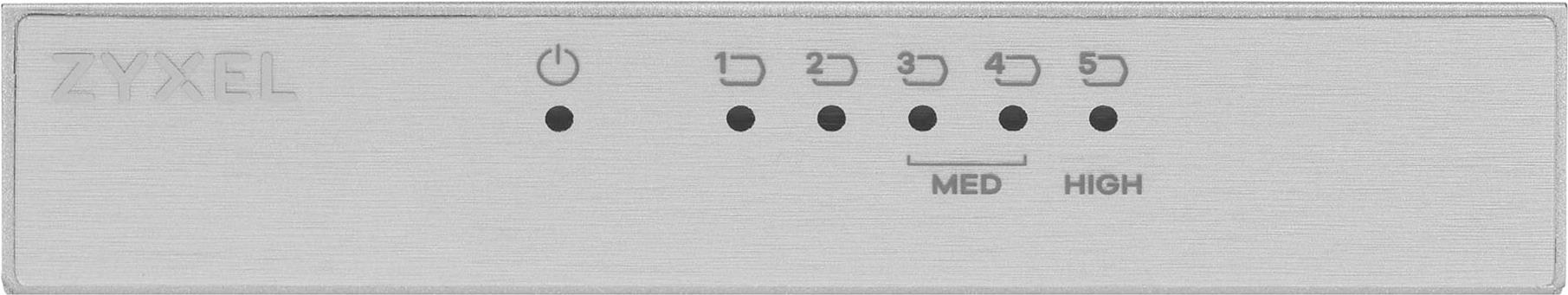 Zyxel GS-105B v3 Desktop-Switch 5x Gigabit Ethernet Silber