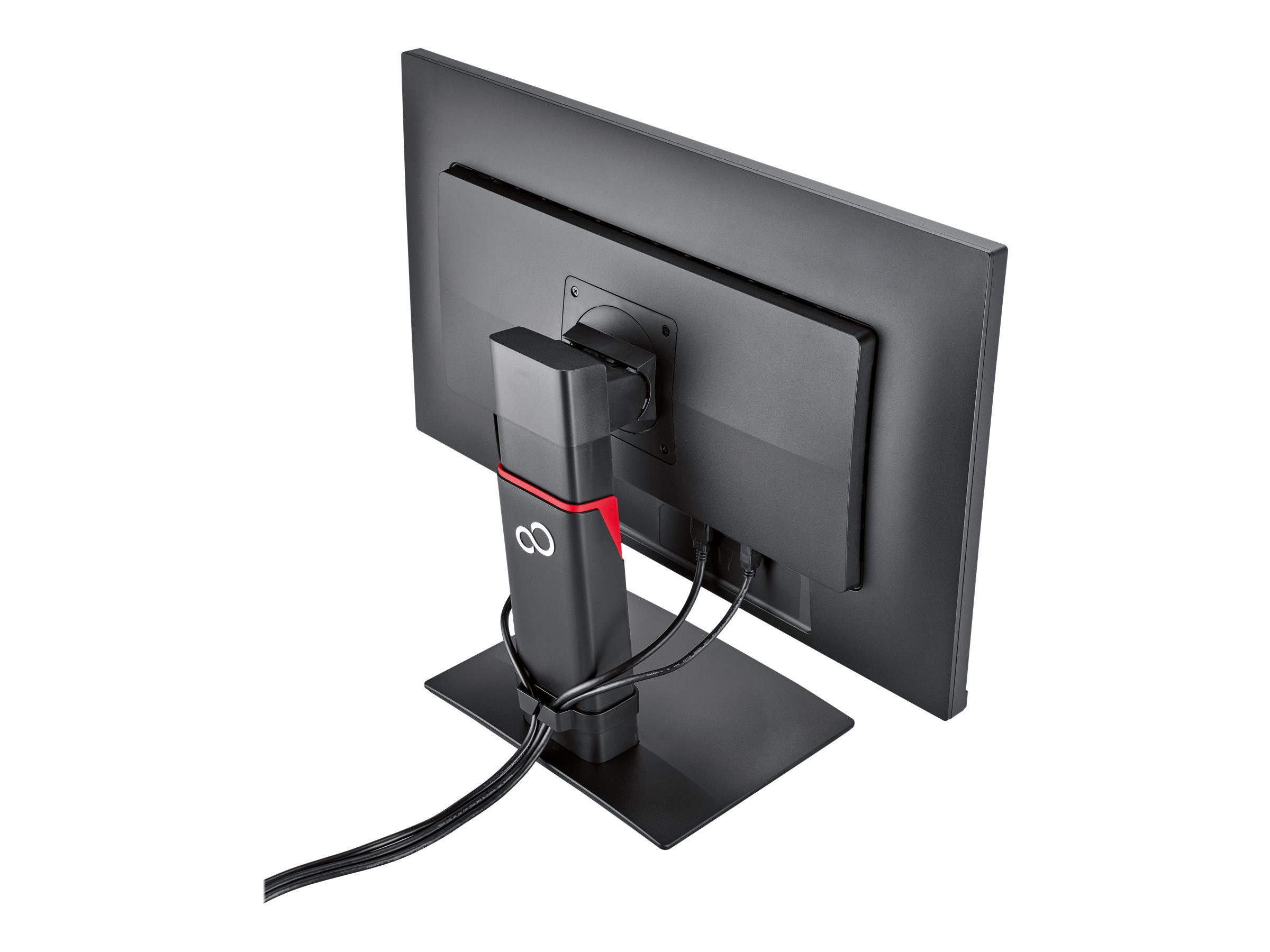 Fujitsu P27-8 TS UHD - LED-Monitor - 68.5 cm (27") - 3840 x 2160 4K UHD (2160p) - IPS - 350 cd/m² - 1300:1 - 5 ms - 2xHDMI, DisplayPort, Mini DisplayPort - Lautsprecher - Matt Black [Energieklasse G]