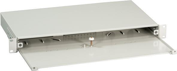 EFB-Elektronik Spleißbox ausziehbar 1HE ohne Frontblende, unbestückt, grau Hersteller: EFB Elektronik (VSB-A-GR)