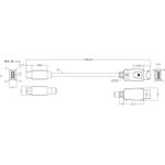 BACHMANN Kabel Mini DisplayPort zu HDMI 1,5m 4K60Hz (918.205)