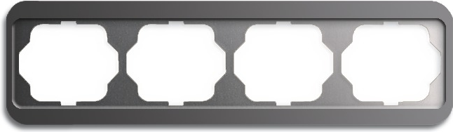 Busch Jaeger 1754-0-1645 Wandplatte/Schalterabdeckung Platin (1754-0-1645)