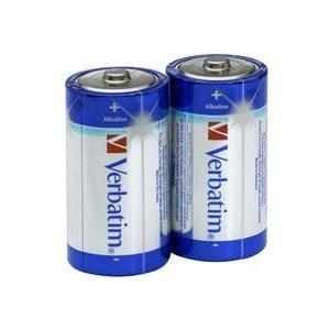 Verbatim - Batterie 2 x C Typ Alkalisch (49922)