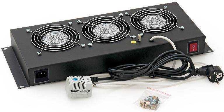 Triton 48,30cm (19")Wandgehäuse,zbh. RBA-x-A6-Serie, Lüftereinheit mit (RAB-CH-X26-X1)