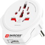 SKROSS World to CH IT BRA USB Single adapters with (1.500269-E)