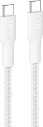 BELKIN BOOST CHARGE 240W GEFLOCHTENES USB-C / USB-C-KABEL (CAB025HQ3MWH)