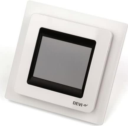 Devi Uhrenthermostat Touch-Display, 16A DEVIreg Touch rws (140F1071)