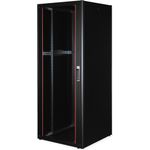 ROLINE 19 Zoll Netzwerkschrank Basic 42H 800x800 BxT Glastür schwarz (26.21.0216)