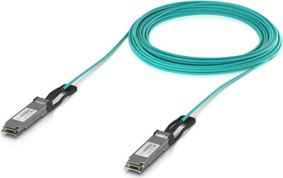 Ubiquiti Long-range QSFP28 direct max data rate. 20M (UACC-AOC-QSFP28-20M)