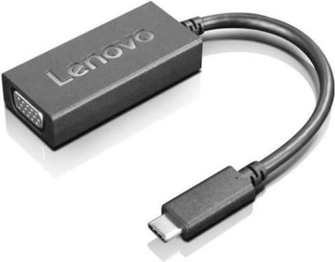 Lenovo USB-C to VGA USB-Grafikadapter 1920 x 1200 Pixel Schwarz (GX90M44580)