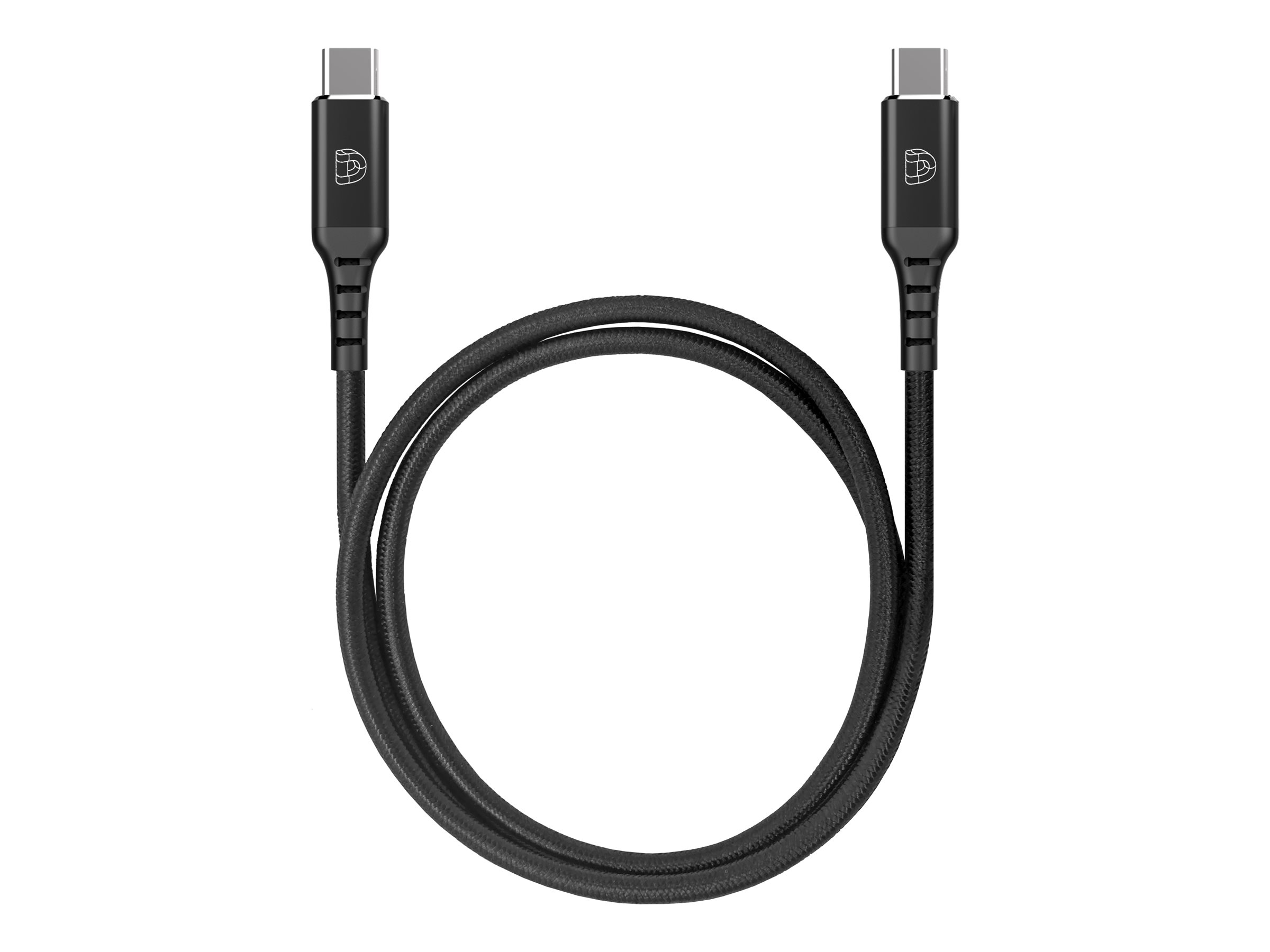 DEQSTER USB-C auf USB-C Kabel 1 m 5 Gbit/s Schwarz