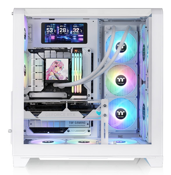 Thermaltake View 390 Air Midi Tower Weiß