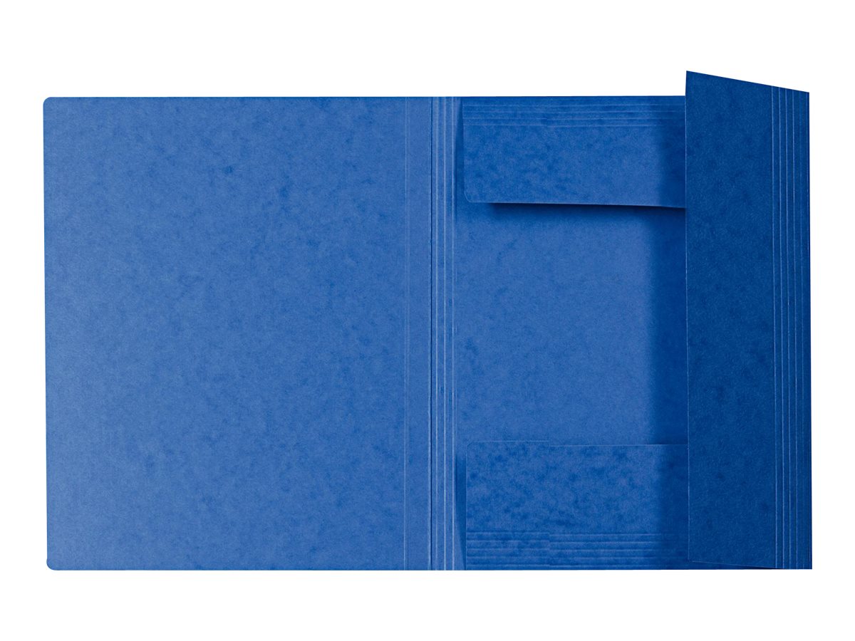 Bene Vario 110700BL Aktenmappe mit 3 Klappen A4 für 300 Blätter 80 g/m² Blau