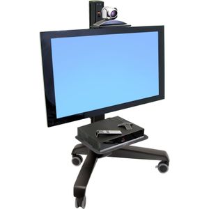 Ergotron Neo-Flex Mobile MediaCenter UHD - Wagen für LCD-Display - Schwarz - ...